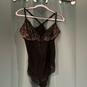 Black body suit with shape wear
